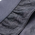 Strap U Lace Envy Black Crotchless Panty Harness - L-XL