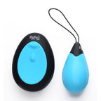 10X Silicone Vibrating Egg - Blue