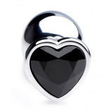 Black Heart Gem Anal Plug