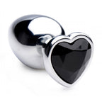 Black Heart Gem Anal Plug