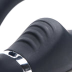 Strap U 10X Mighty Rider Vibrating Strapless Strap-on - Black