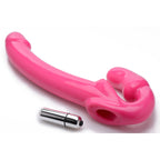 Strap U 7X Revolver Slim 8 Inch Vibrating Strapless Strap-on