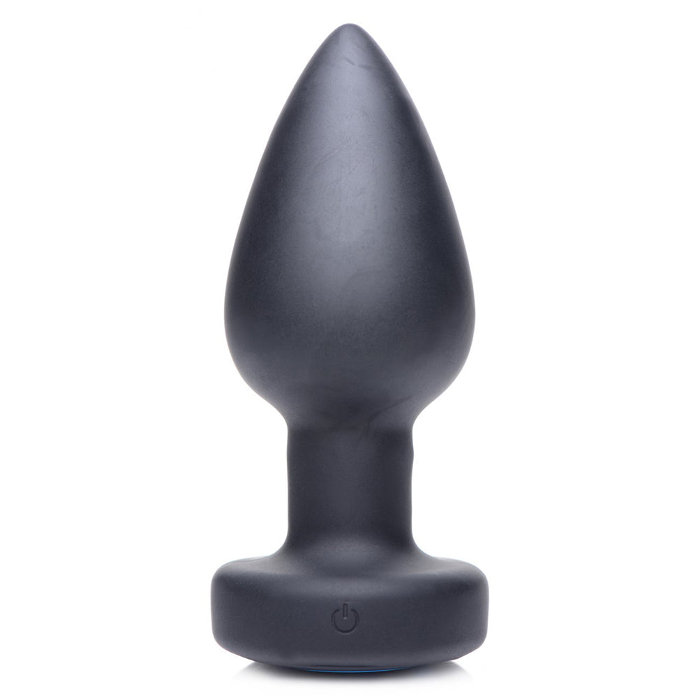 E-Stim Pro Silicone Vibrating Anal Plug with Remote Control