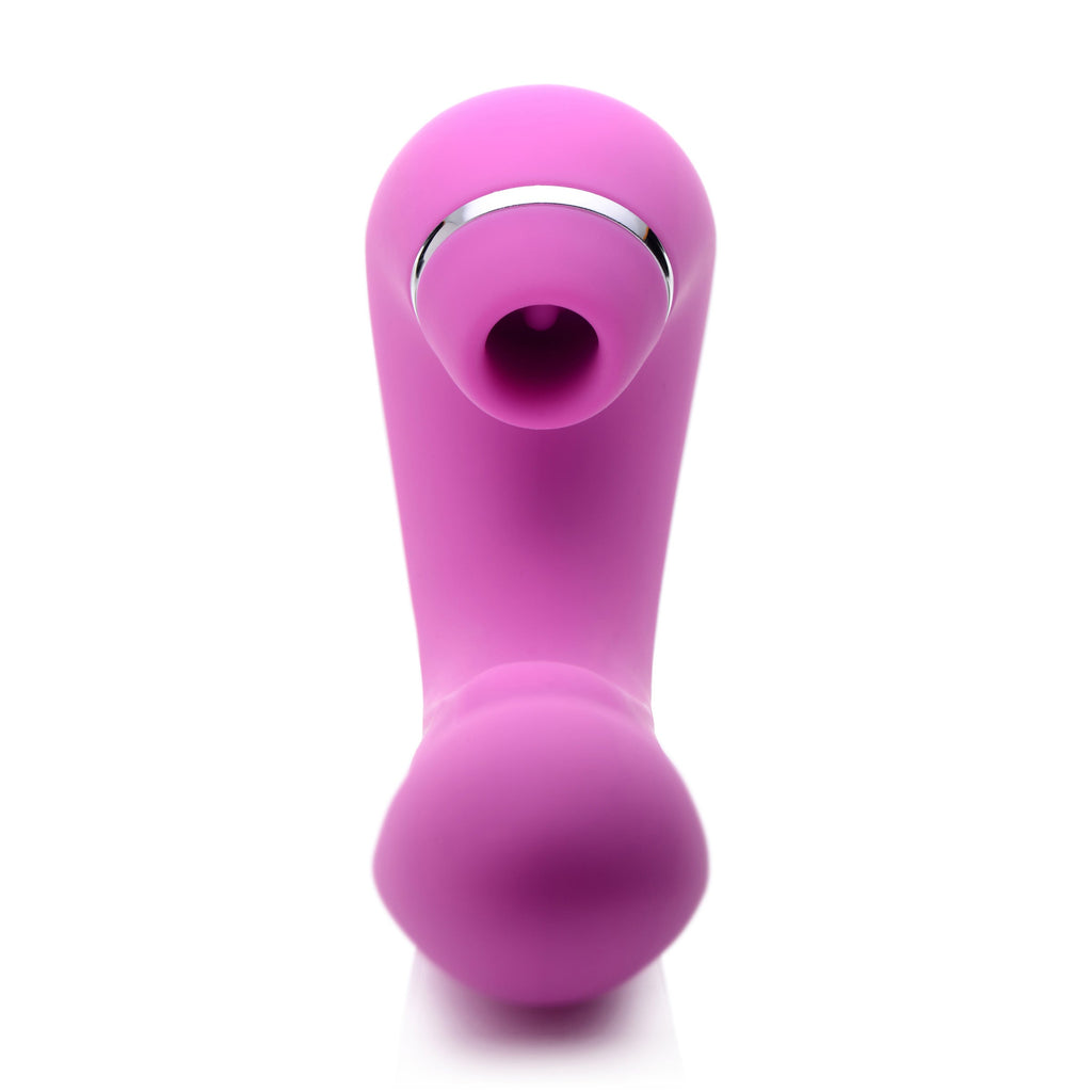Shegasm 5 Star 10X Tapping G-Spot Vibe with Suction - Pink