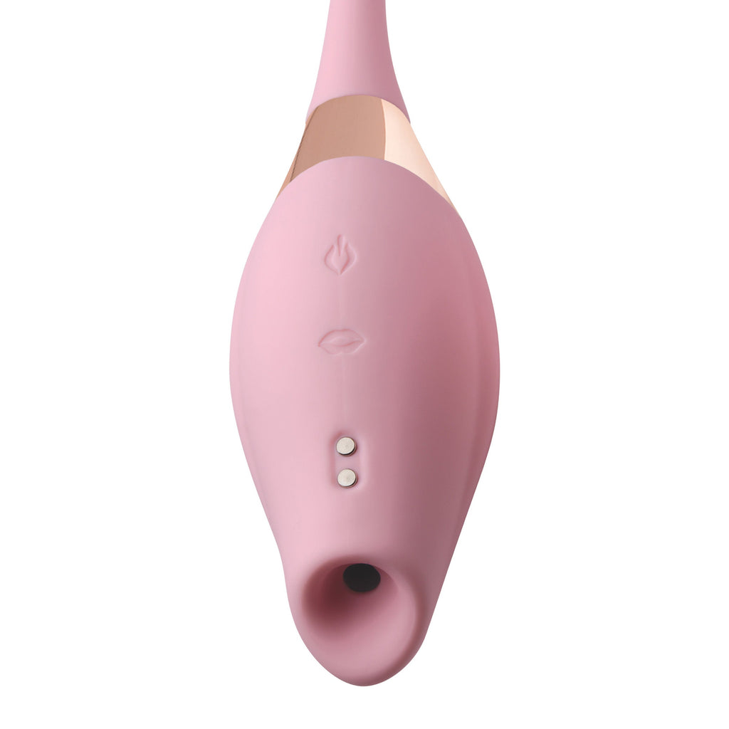 Shegasm 8X Tandem Plus Silicone Suction Clit Stimulator and Egg