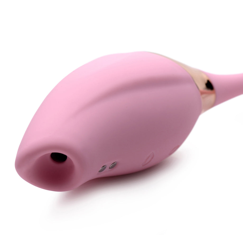Shegasm 8X Tandem Plus Silicone Suction Clit Stimulator and Egg