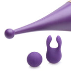 Power Zinger Pro Pulsing G-Spot Pinpoint Vibe with Attachments