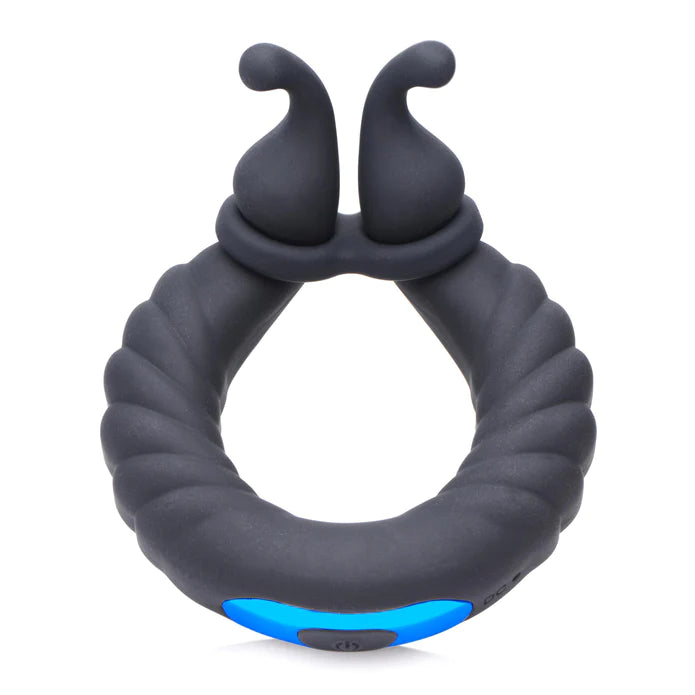 Trinty Vibes 10X Cobra Dual Stimulation Silicone Cock Ring