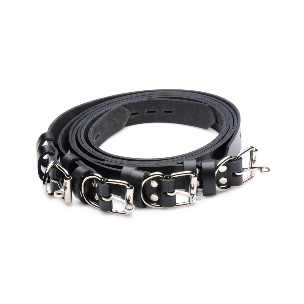 Strict Leather 4 Pack Leather Locking Bondage Straps