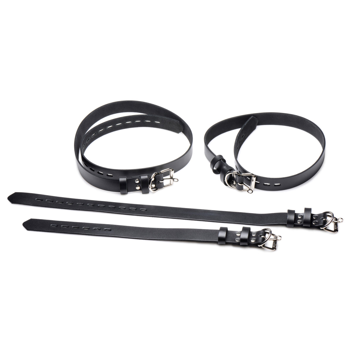 Strict Leather 4 Pack Leather Locking Bondage Straps
