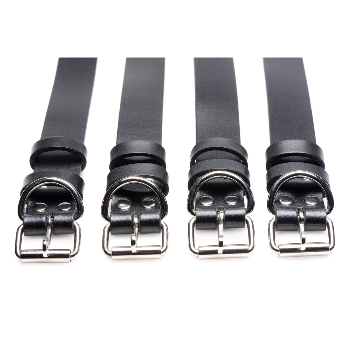 Strict Leather 4 Pack Leather Locking Bondage Straps