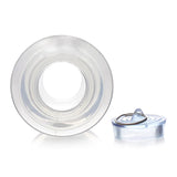 Ass Bung Clear Hollow Anal Dilator With Plug - Large