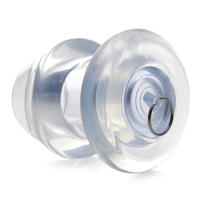 Ass Bung Clear Hollow Anal Dilator With Plug - XLarge