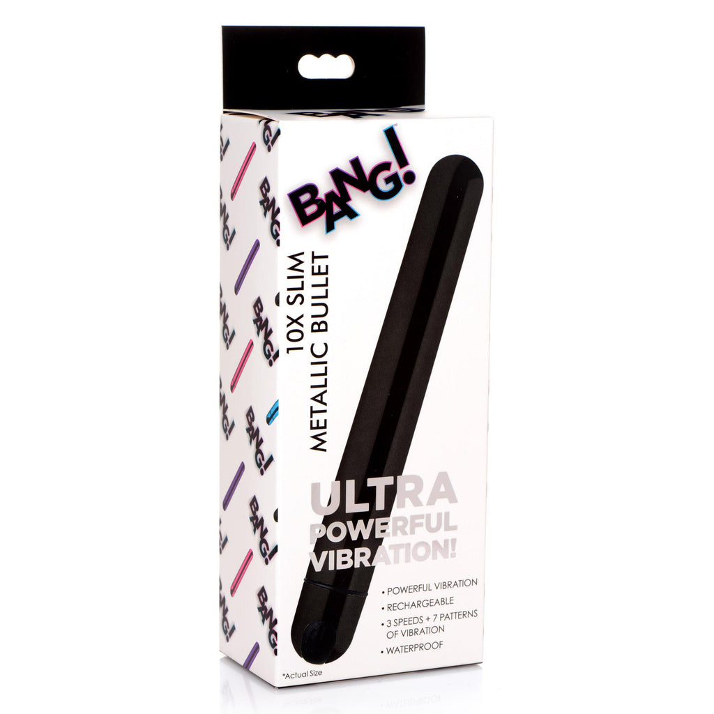 10X Slim Metallic Bullet - Black