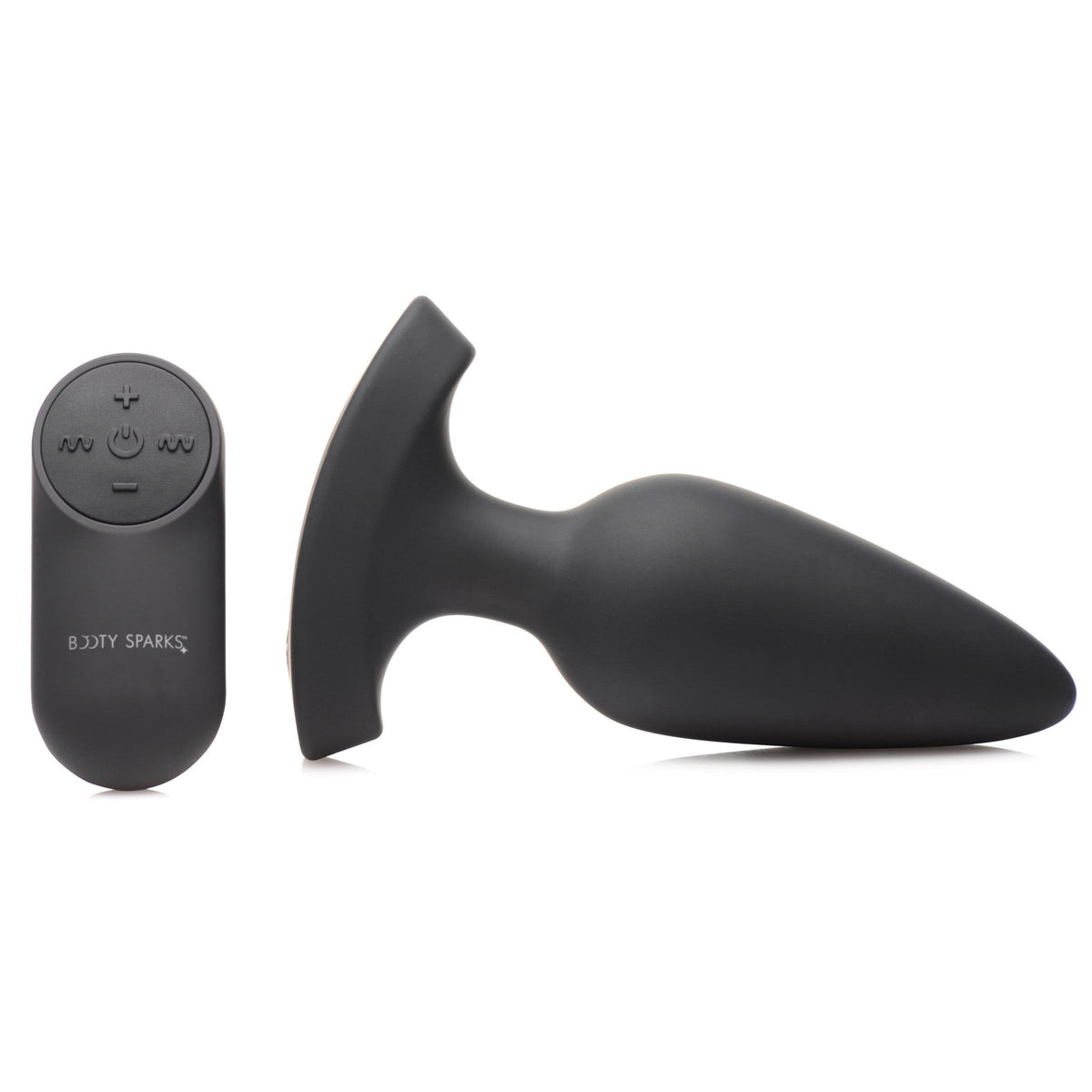 Laser Heart Large Anal Plug with Remote Control