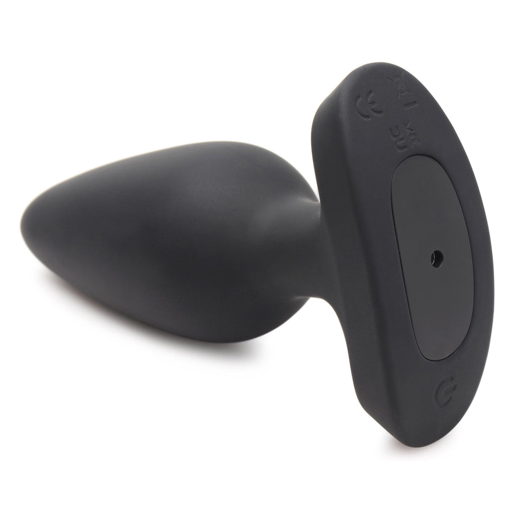 Laser Heart Large Anal Plug with Remote Control