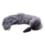 Tailz Snap-On Silicone Anal Plug & 3 Interchangeable Tails