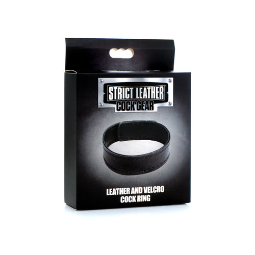 Strict Leather Cock Gear Leather and Velcro Cock Ring