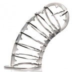 Stainless Steel Spiked Chastity Cage