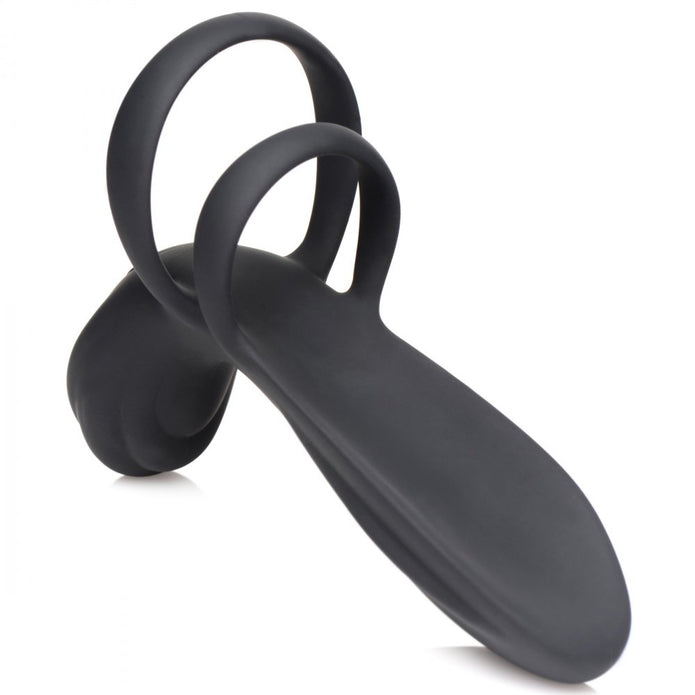 Silicone Vibrating Girth Enhancer w- Remote Control by trinity vibes