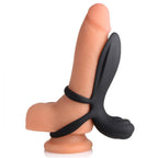 Silicone Vibrating Girth Enhancer w- Remote Control by trinity vibes