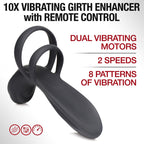 Silicone Vibrating Girth Enhancer w- Remote Control by trinity vibes