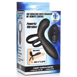 Silicone Vibrating Girth Enhancer w- Remote Control by trinity vibes