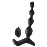 Shock-Beads 80X Vibrating & E-Stim Silicone Anal Beads by Zeus