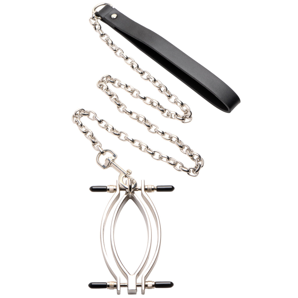 Pussy Tugger Adjustable Pussy Clamp with Leash