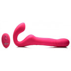 Strap U Mighty-Thrust Thrusting & Vibrating Strapless Strap-On w/ Remote