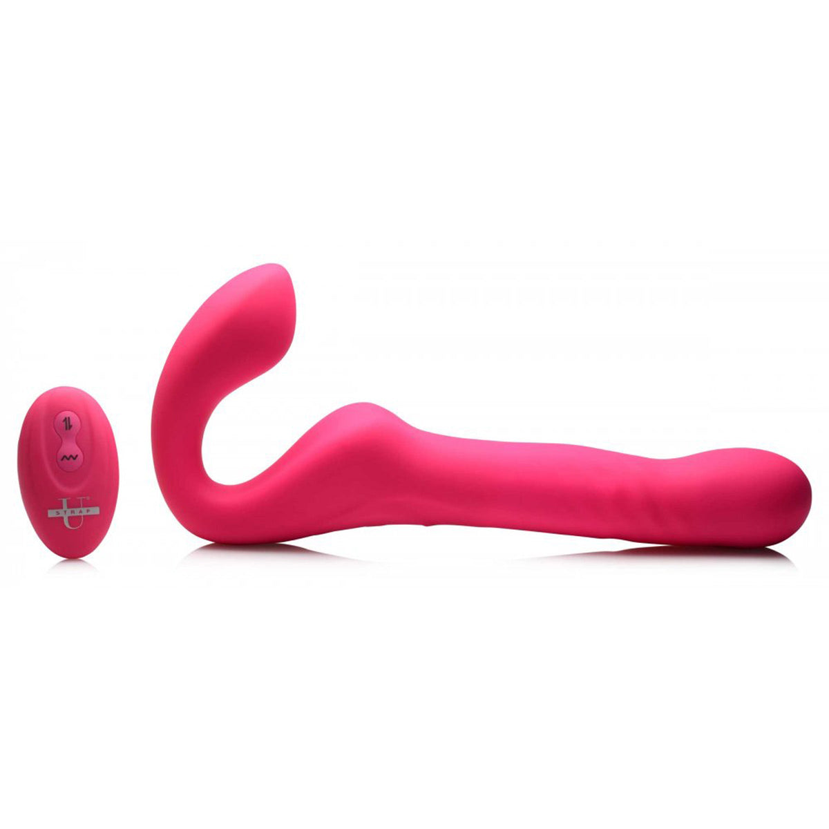 Strap U Mighty-Thrust Thrusting & Vibrating Strapless Strap-On w/ Remote