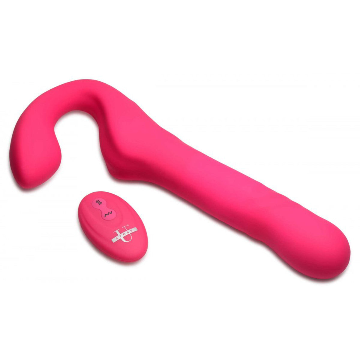 Strap U Mighty-Thrust Thrusting & Vibrating Strapless Strap-On w/ Remote