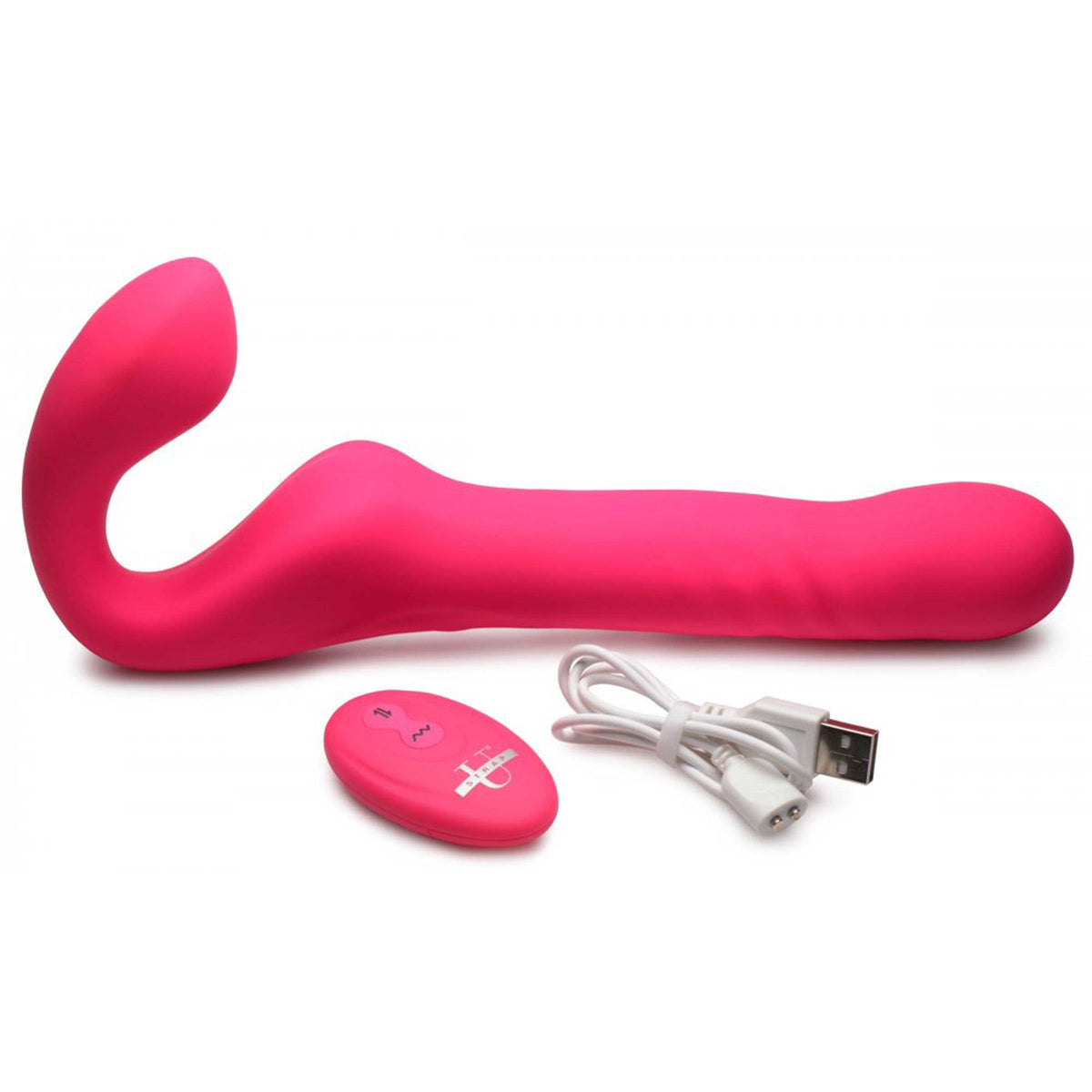 Strap U Mighty-Thrust Thrusting & Vibrating Strapless Strap-On w/ Remote