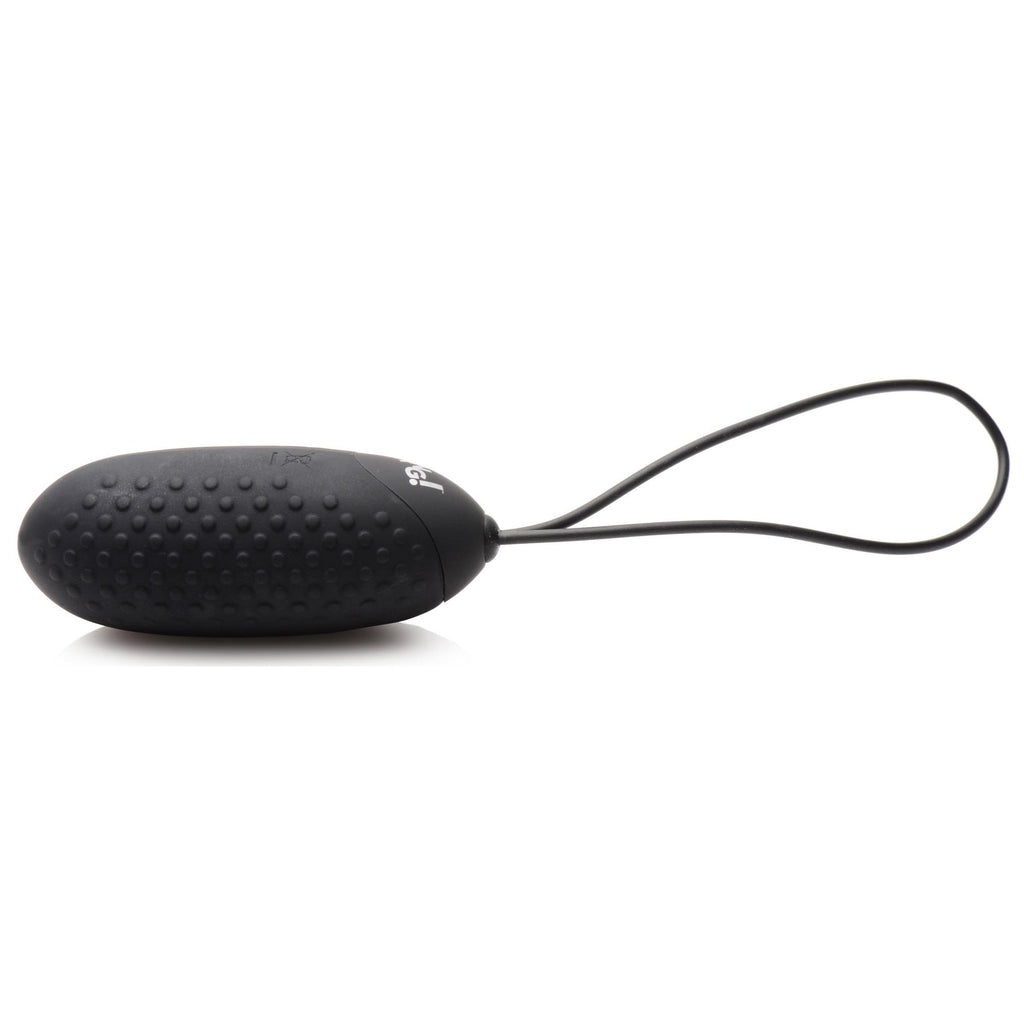 28X Nubbed Silicone Egg - Black