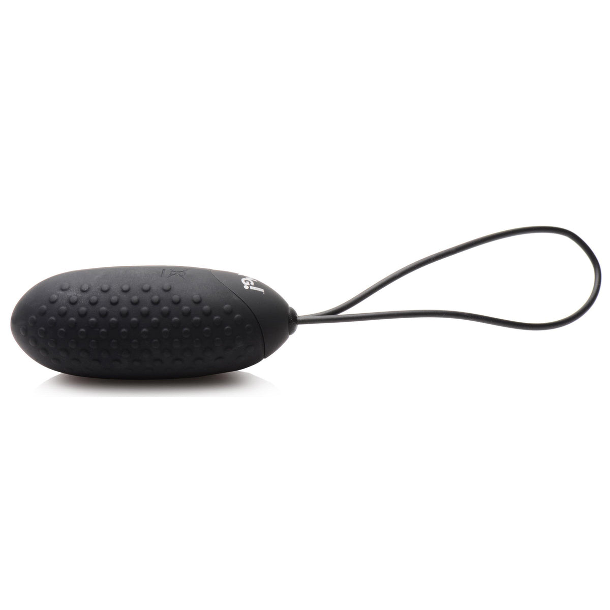 28X Nubbed Silicone Egg - Black