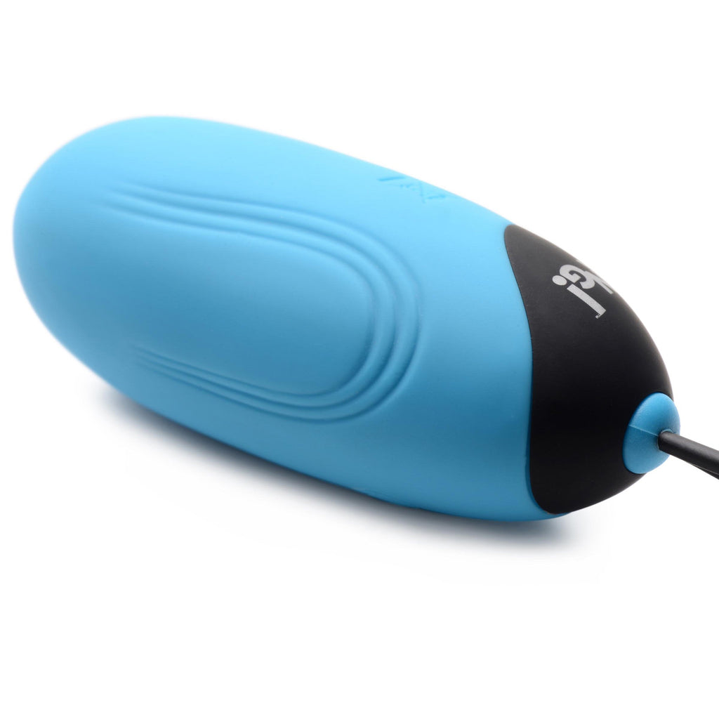 28X Grooved Silicone Egg - Blue