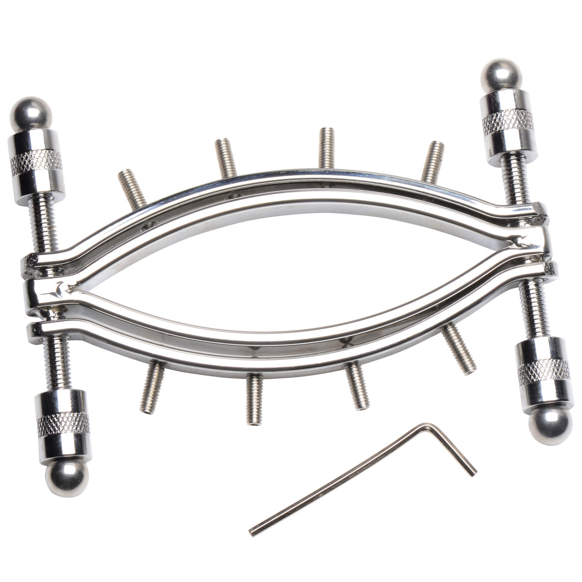Spread 'Em Poker Labia Clamp with Adjustable Pressure Screws