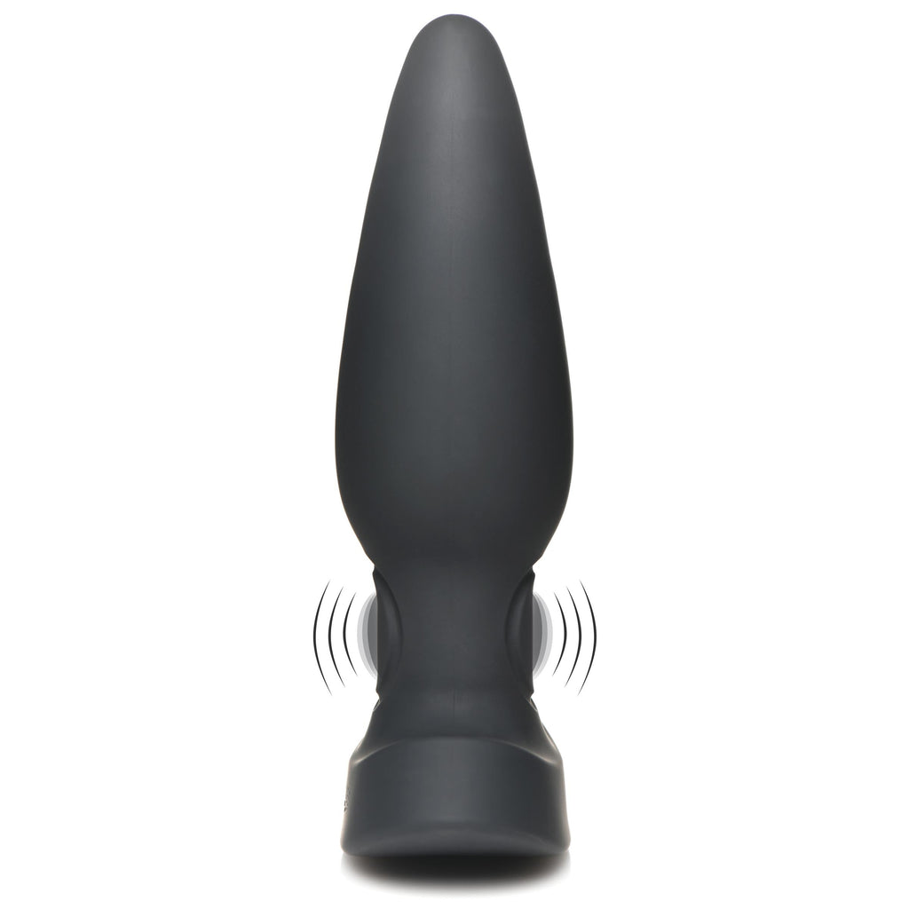 25X Pulsing and Vibrating Silicone Plug with Remote