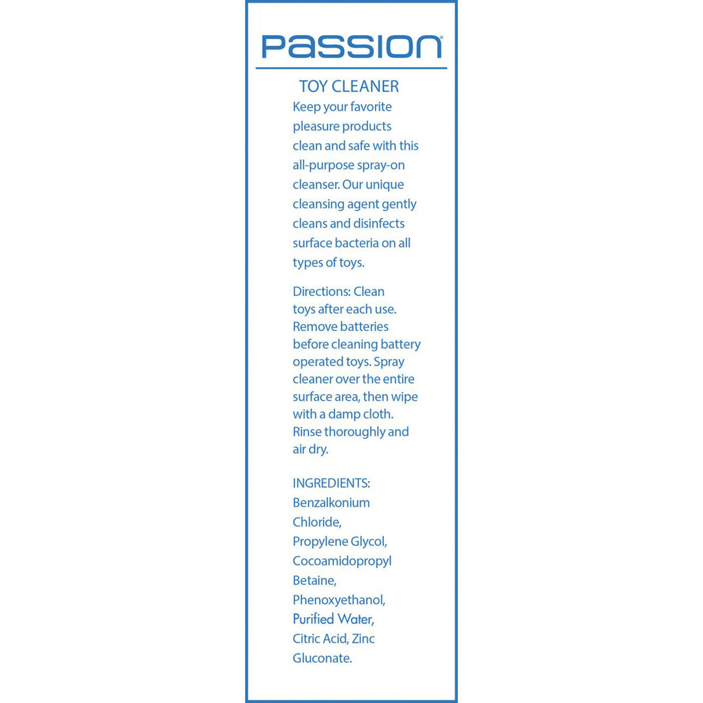 Passion Toy Cleaner 8oz