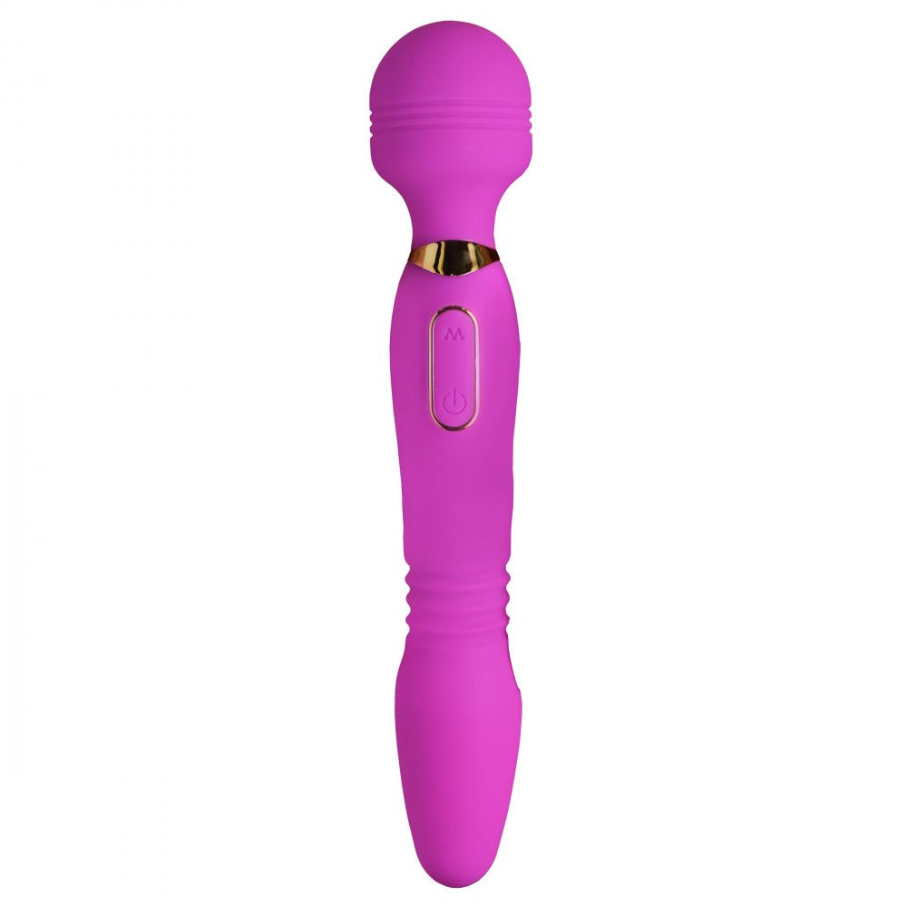Wand Essentials Ultra Thrust-Her Deluxe Thrusting & Vibrating Silicone Wand