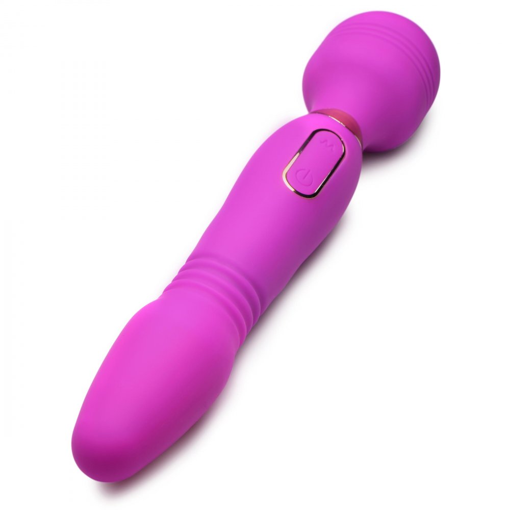 Wand Essentials Ultra Thrust-Her Deluxe Thrusting & Vibrating Silicone Wand