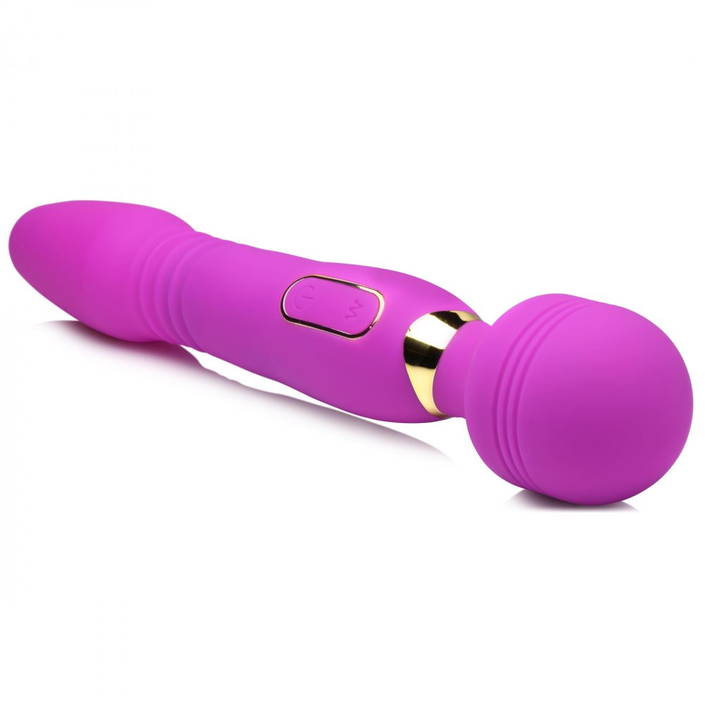 Wand Essentials Ultra Thrust-Her Deluxe Thrusting & Vibrating Silicone Wand