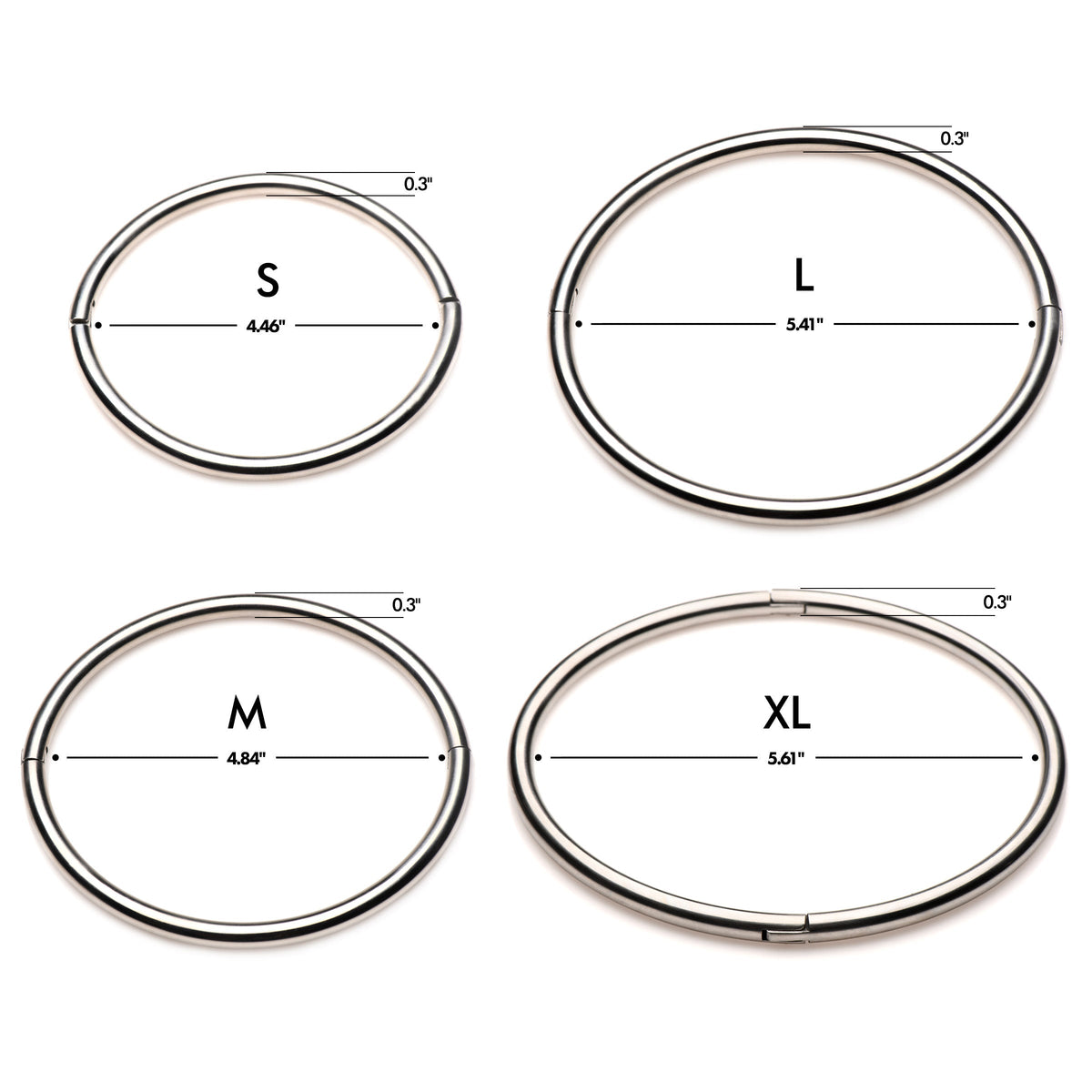 Possession Stainless Steel Locking Collar - X-Large