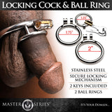 Locking Cock and Ball Ring