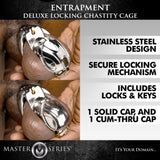 Entrapment Deluxe Locking Chastity Cage