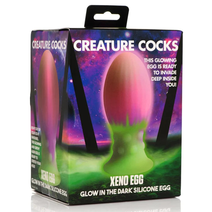 Creature Cock Xeno Egg Glow In The Dark Silicone Egg
