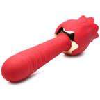 Bloomgasm Racy Rose Thrusting & Licking Rose Vibrator