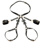 STRICT Bondage Harness w/ Bows - M/L - Black