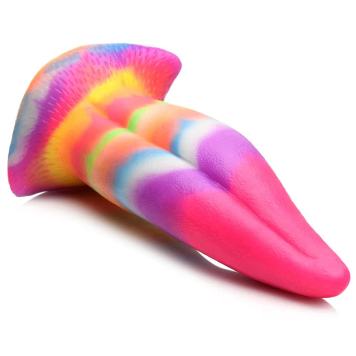 Creature Cock Unicorn Kiss Unicorn Tongue Glow-In-The-Dark Silicone Dildo