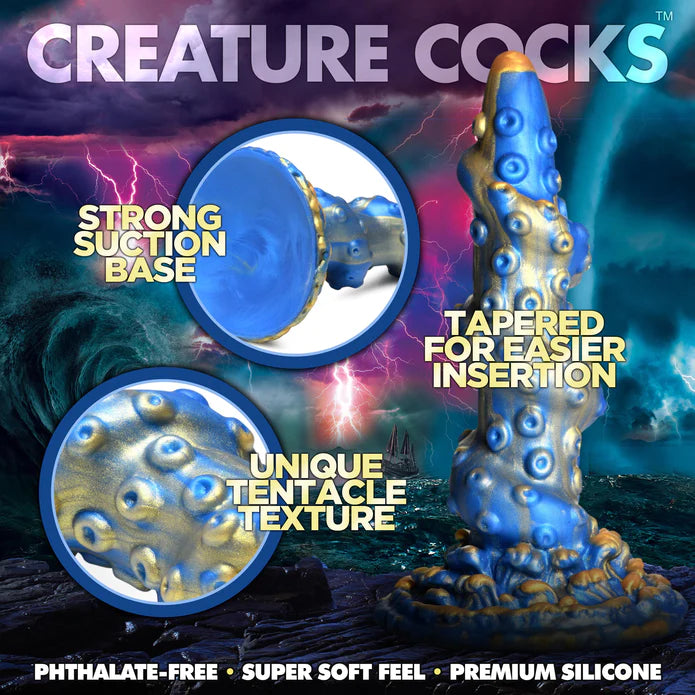 Creature Cock Lord Kraken Tentacled Silicone Dildo